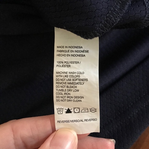 Izod Golf Men’s Shirt - M (Navy) - Picture 4 of 6